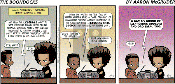 The Boondocks on Sunday March 4, 2012 Comic Strip