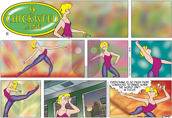 9 Chickweed Lane on Sunday August 12, 2001 Comic Strip