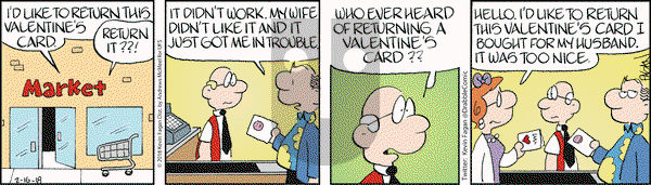 Drabble on Friday February 16, 2018 Comic Strip