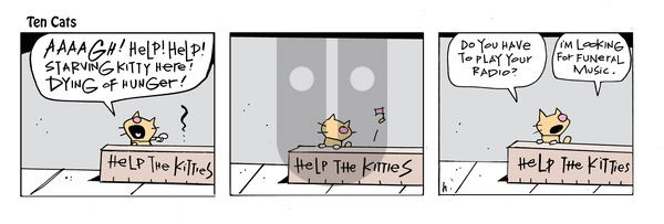 Ten Cats on Tuesday June 3, 2025 Comic Strip