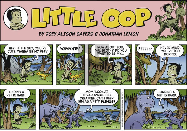 Alley Oop on Sunday April 21, 2019 Comic Strip