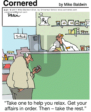 Cornered - Wednesday August 31, 2011 Comic Strip