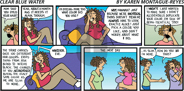 Clear Blue Water on Sunday October 23, 2005 Comic Strip