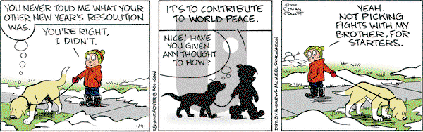 Red and Rover on Saturday January 9, 2021 Comic Strip