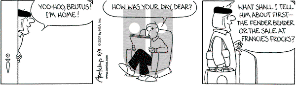 The Born Loser on Thursday August 9, 2007 Comic Strip