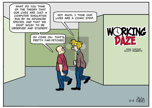 Working Daze - Sunday February 5, 2023 Comic Strip