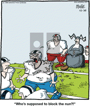 In the Bleachers on Monday October 25, 1999 Comic Strip