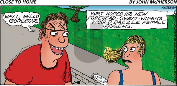 Close to Home on Sunday March 18, 2018 Comic Strip