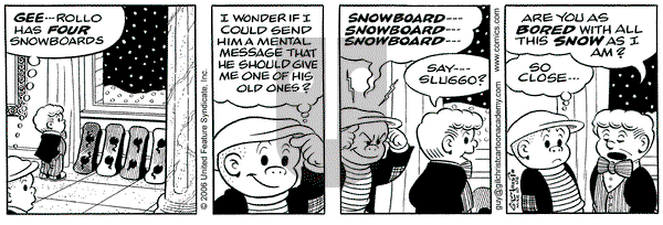 Nancy on Friday March 10, 2006 Comic Strip