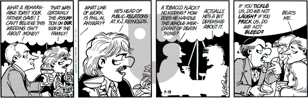 Doonesbury on Friday May 18, 1990 Comic Strip