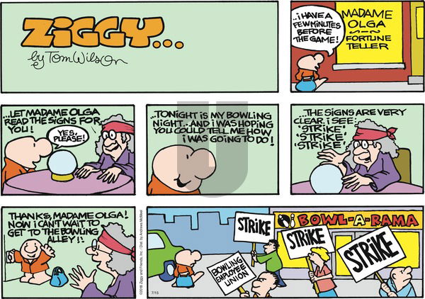 Ziggy on Sunday July 15, 2018 Comic Strip