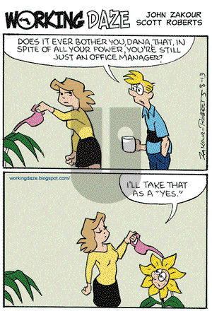 Working Daze on Thursday August 13, 2009 Comic Strip