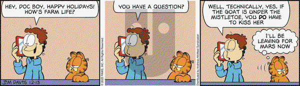 Garfield - Wednesday December 13, 2023 Comic Strip