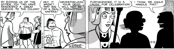 Alley Oop on Tuesday December 12, 2000 Comic Strip