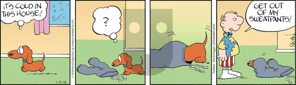 Drabble on Friday January 12, 2018 Comic Strip