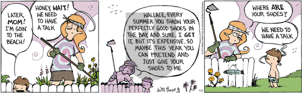 Wallace the Brave on Tuesday July 2, 2019 Comic Strip