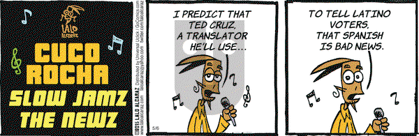 La Cucaracha on Wednesday May 6, 2015 Comic Strip