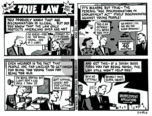 Ted Rall on Thursday March 4, 1999 Comic Strip