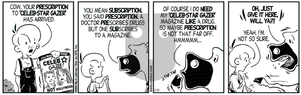 Cow and Boy Classics on Tuesday May 30, 2006 Comic Strip