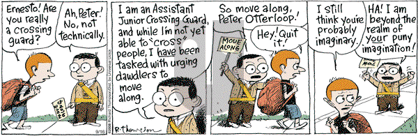 Cul de Sac on Monday September 16, 2013 Comic Strip