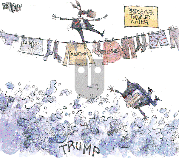 Matt Davies on Thursday August 11, 2016 Comic Strip