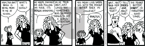 Clear Blue Water on Saturday December 8, 2007 Comic Strip
