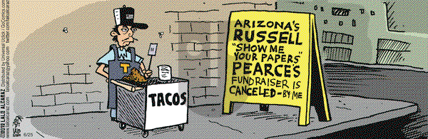 La Cucaracha on Monday June 25, 2012 Comic Strip