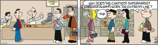 Drabble on Thursday January 31, 2013 Comic Strip