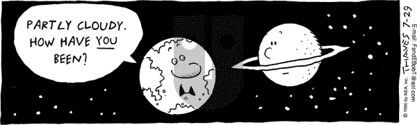 Frank and Ernest on Saturday July 29, 1995 Comic Strip