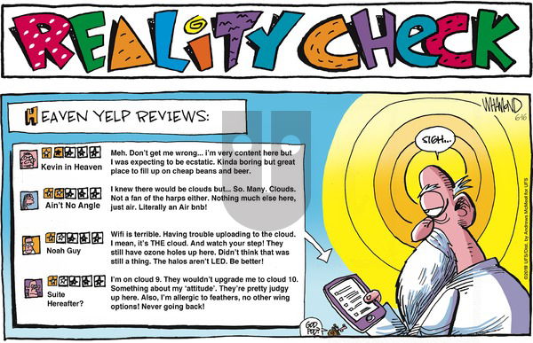 Reality Check on Sunday June 16, 2019 Comic Strip