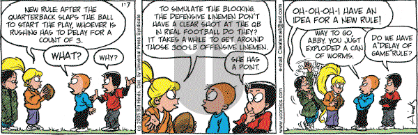 Cleats - Friday January 7, 2005 Comic Strip