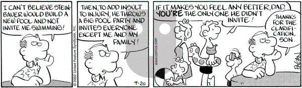 Drabble on Saturday September 21, 2002 Comic Strip