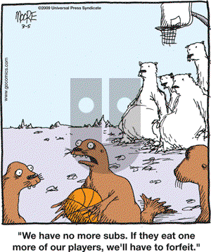 In the Bleachers - Thursday March 5, 2009 Comic Strip
