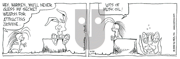 The Grizzwells on Tuesday April 30, 2002 Comic Strip