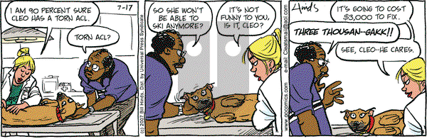 Cleats on Tuesday July 17, 2007 Comic Strip