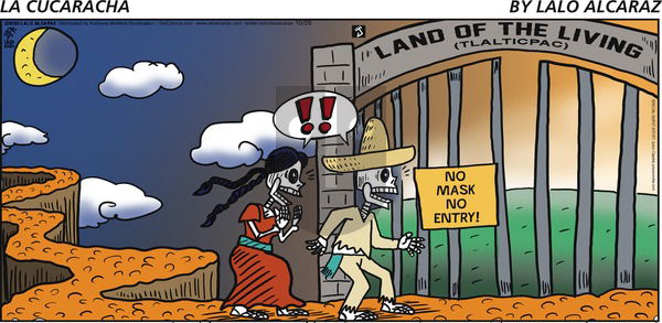 La Cucaracha on Sunday October 25, 2020 Comic Strip