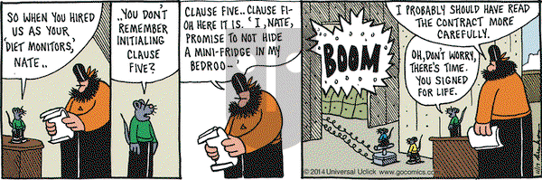 Overboard on Wednesday November 19, 2014 Comic Strip
