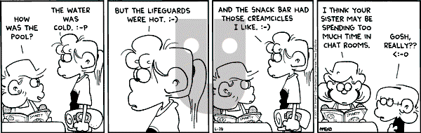 FoxTrot on Thursday June 28, 2001 Comic Strip