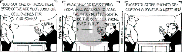 The Born Loser on Monday December 29, 2003 Comic Strip