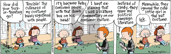 Cul de Sac on Saturday November 1, 2008 Comic Strip