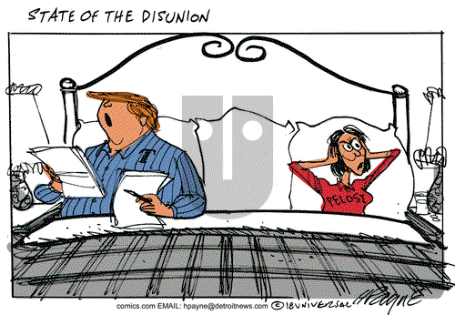 Henry Payne on Wednesday January 31, 2018 Comic Strip