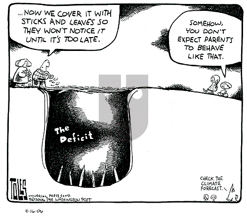 Tom Toles - Sunday April 16, 2006 Comic Strip