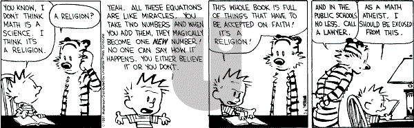 Calvin and Hobbes - Wednesday March 6, 1991 Comic Strip
