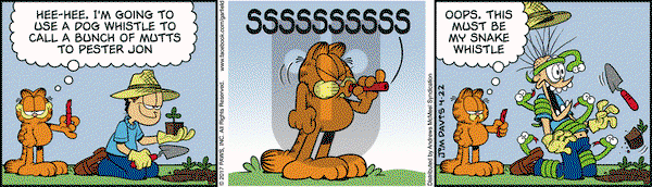 Garfield on Saturday April 22, 2017 Comic Strip