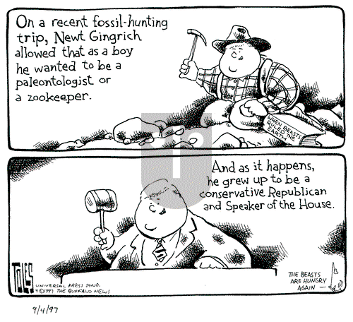 Tom Toles on Thursday September 4, 1997 Comic Strip