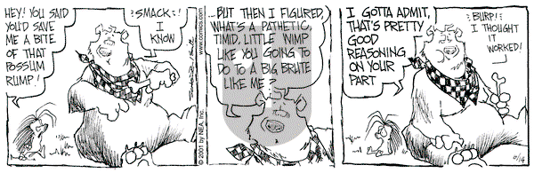 The Grizzwells on Thursday June 14, 2001 Comic Strip