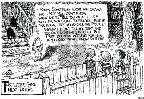 Pat Oliphant on Tuesday November 20, 2007 Comic Strip