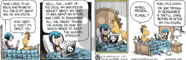 Non Sequitur on Wednesday January 25, 2012 Comic Strip