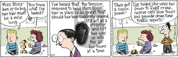 Cul de Sac on Thursday February 21, 2013 Comic Strip
