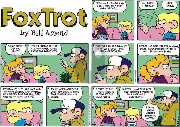 FoxTrot on Sunday February 22, 1998 Comic Strip